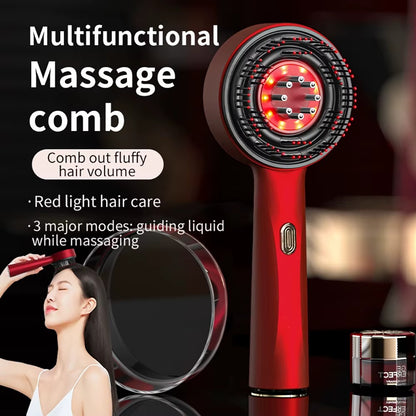 Pro Scalp Massager Red Light Hair Growth Therapy