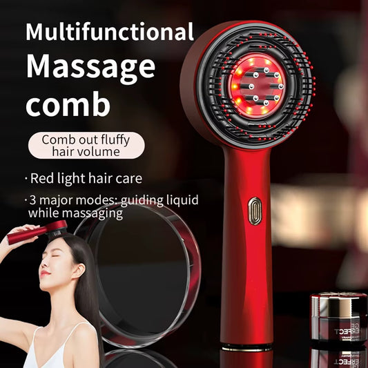 Pro Scalp Massager Red Light Hair Growth Therapy